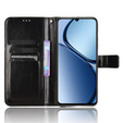 Θήκη με πτερύγιο για Realme C61, Crazy Horse Wallet, μαύρη