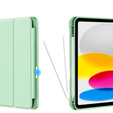 Θήκη για iPad 10.9 2022 10 Gen, Smart Pencil, με υποδοχή γραφίδας, πράσινη