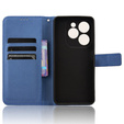Θήκη με πτερύγιο για Infinix Hot 40i, Wallet Smart Magnet, μπλε