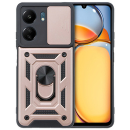 Θήκη για Xiaomi Redmi 13C / Poco C65, CamShield Slide, ροζ rose gold