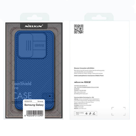Θήκη για Samsung Galaxy A54 5G, θωρακισμένη Nillkin, CamShield Pro, μπλε