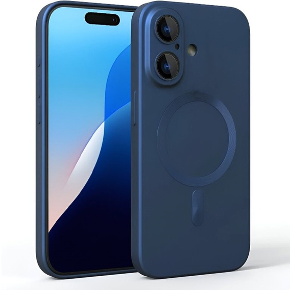Θήκη για iPhone 16 Plus, ColorMag, για MagSafe, σκούρο μπλε