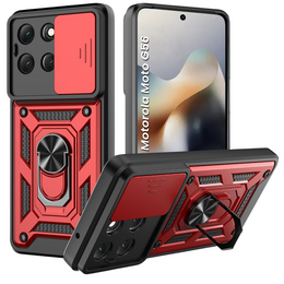 Θωρακισμένη θήκη για Motorola Moto G56 5G, CamShield Slide, μπλε