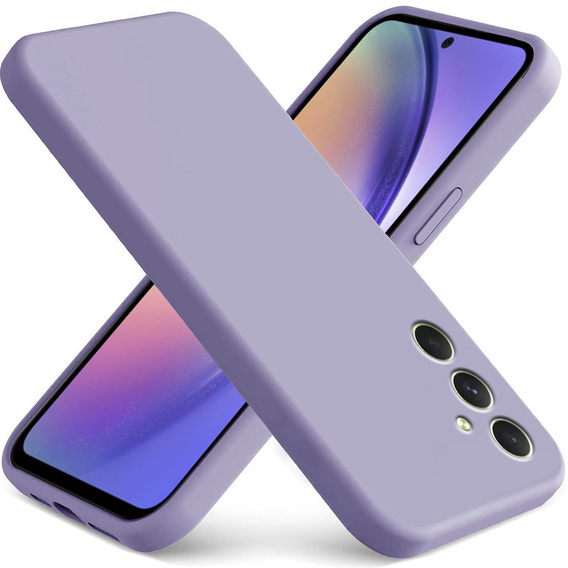 Θήκη για Samsung Galaxy A54 5G, Silicone Lite, μωβ