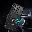 Θήκη για Samsung Galaxy S24+ Plus, CamShield Slide, μαύρη