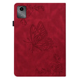 θήκη για το Lenovo Tab M11, Butterfly, κόκκινη
