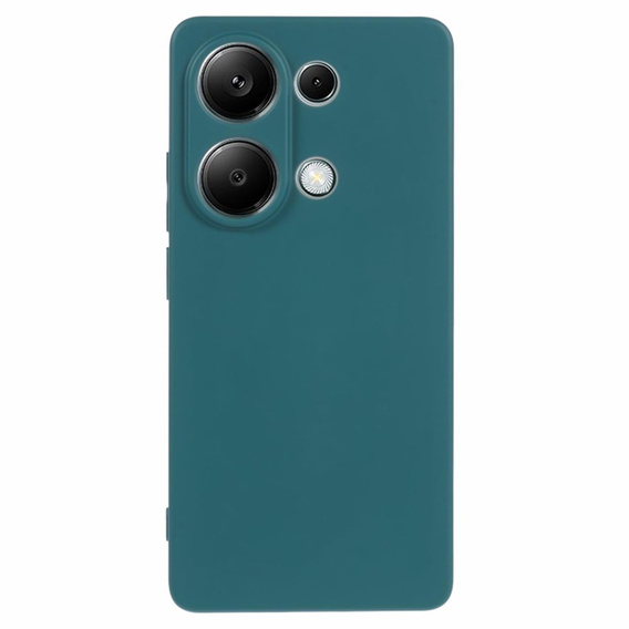 Θήκη για Xiaomi Redmi Note 13 Pro 4G / Xiaomi Redmi Note 14S / Xiaomi Poco M6 Pro 4G, Silicone Lite, σκούρα πράσινη