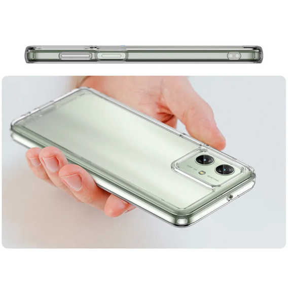 Θήκη για Motorola Moto G54 5G, Fusion Hybrid, διαφανής