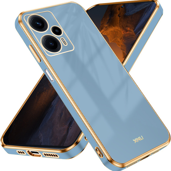 Θήκη για Xiaomi Poco F5, Glamour CamShield, μπλε