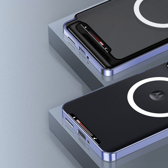 θήκη προστασίας κάμερας για το Motorola Edge 50 Pro 5G, CamShield MagSafe, μωβ