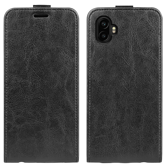 Θήκη με πτερύγιο για Samsung Galaxy Xcover 7 Pro, Flip, μαύρη