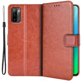 Θήκη με πτερύγιο για Ulefone Note 12P, Wallet, καφέ