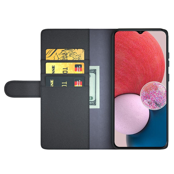 θήκη με πτερύγιο για Samsung Galaxy A13 4G, Split Leather, μπλε