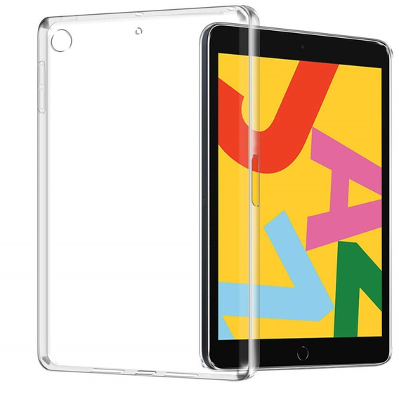 Θήκη για iPad 10.2" 2021/2020/2019 (9/8/7 gen.), σιλικόνη, διαφανής