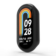 Θήκη 2σε1 + γυαλί μετριασμένο για Xiaomi Smart Band 10 / 9 / 8, μαύρη