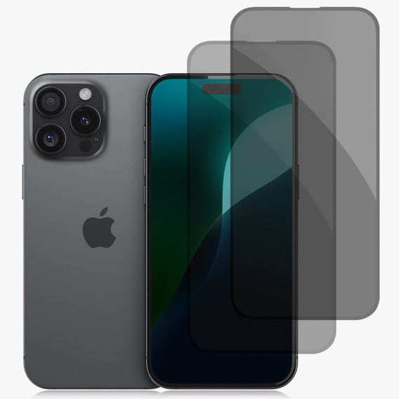 Γυαλί ERBORD Anti-Spy για iPhone 17 Pro / 17 / 16 Pro, ERBORD Anti-Spy Σκληρυμένο