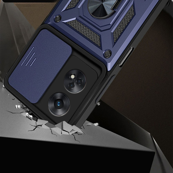 Θήκη για Oppo Reno8 T, CamShield Slide, μπλε