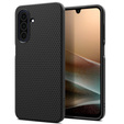 θήκη Spigen για Samsung Galaxy A26 5G, Liquid Air, μαύρη + μετριασμένο γυαλί 9H