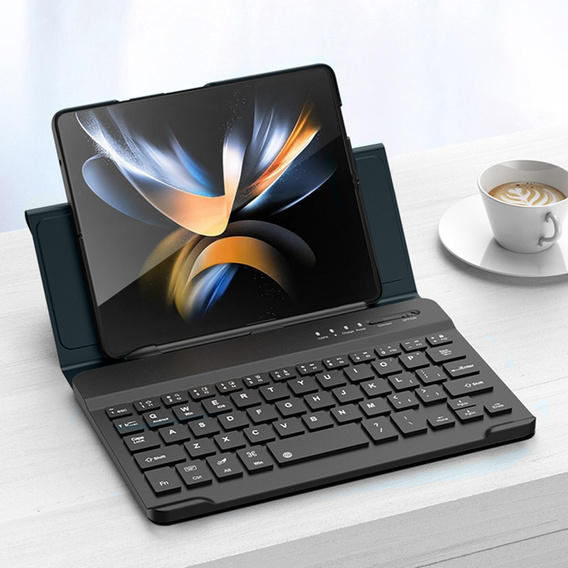 Θήκη + πληκτρολόγιο Samsung Galaxy Z Fold4 5G, πράσινη