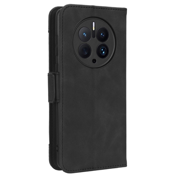 Θήκη με πτερύγιο για Huawei Mate 50 Pro 4G, Card Slot, μαύρη