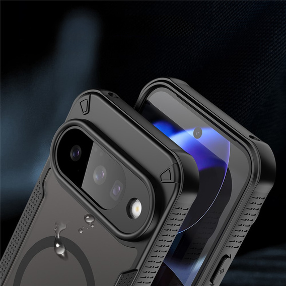 Θωρακισμένη θήκη για το Google Pixel 10 Pro XL, για MagSafe, ματ, μαύρο
