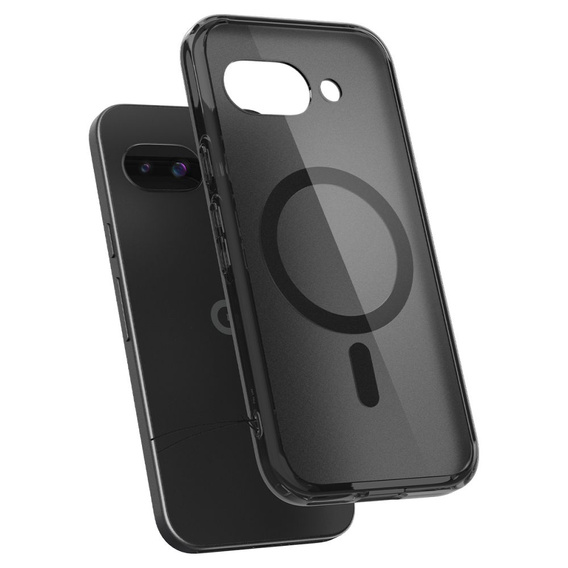 Θήκη MagSafe Spigen για Google Pixel 9A, Ultra Hybrid, ματ / μαύρο + Μετριασμένο γυαλί 9H