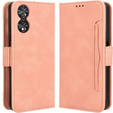Θήκη με πτερύγιο για TCL 40 NxtPaper, Card Slot, ροζ