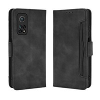 Θήκη με πτερύγιο για Xiaomi Mi 10T 5G/10T Pro 5G, Card Slot, μαύρη