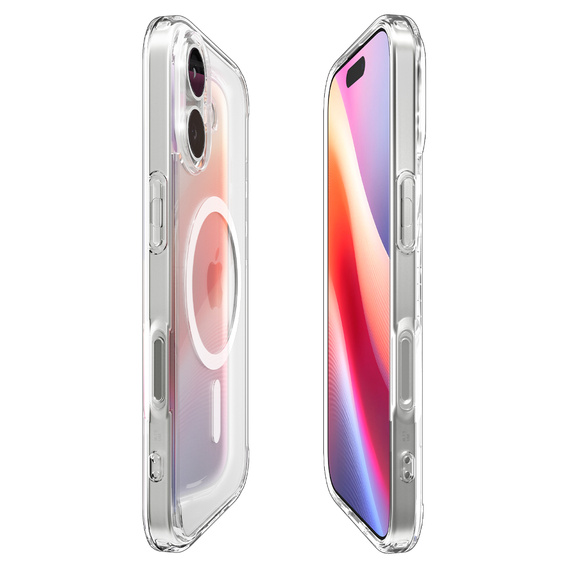 Θήκη Spigen Ultra Hybrid MagSafe για iPhone 17, Διαφανές/λευκό
