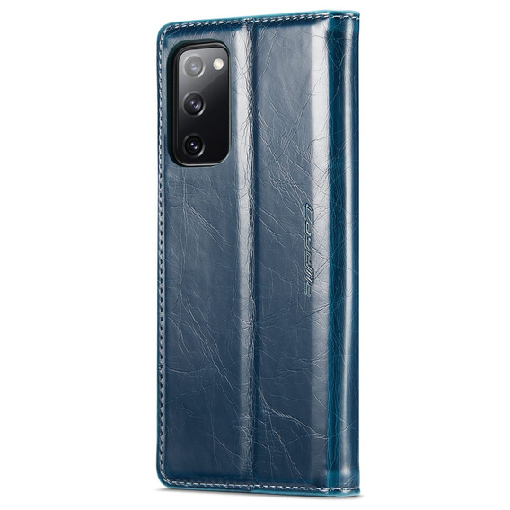 θήκη CASEME για Samsung Galaxy S20 FE / 5G, Waxy Textured, μπλε