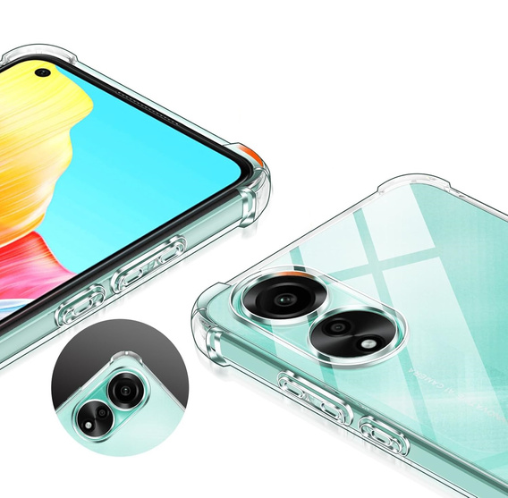 Θήκη για Oppo A78 4G, Dropproof, διαφανής