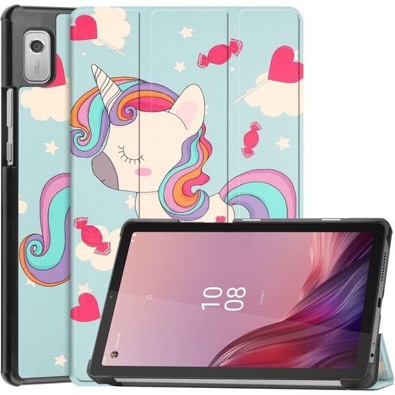 Θήκη για Lenovo Tab M9, Smartcase, unicorn