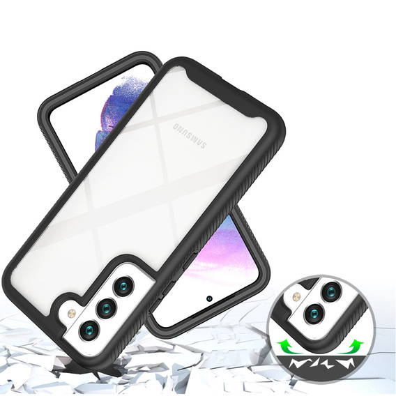 Θήκη για Samsung Galaxy S22 5G, Shockproof, με μεμβράνη, μπλε