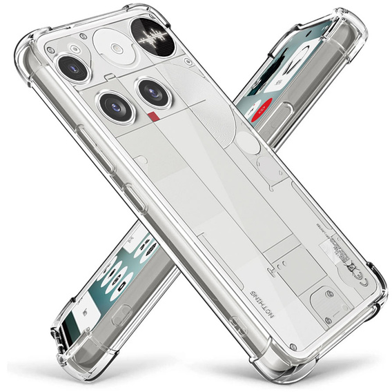 Θήκη για Nothing Phone 3 5G, Dropproof, διαφανής