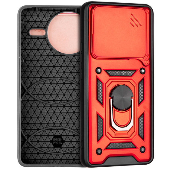 Θήκη για Xiaomi Poco F7 Ultra, CamShield Slide, κόκκινη