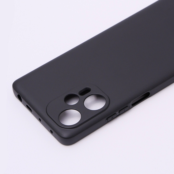 Θήκη για Xiaomi Poco F5, Silicone Lite, μαύρη