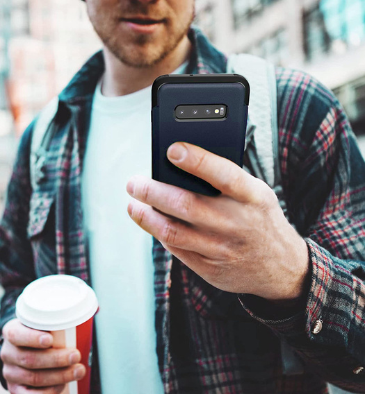Θήκη για Samsung Galaxy S10+ Plus, Suritch Basic, σκούρο μπλε