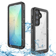 Αδιάβροχη θήκη IP68 για το Samsung Galaxy S25+ Plus, μαύρη