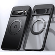 Θήκη για το Google Pixel 8A, Fusion Hybrid Kickstand, για MagSafe, διαφανής