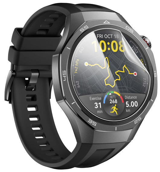 3x Φύλλο υδρογέλης ERBORD για Huawei Watch GT 5 Pro 46mm