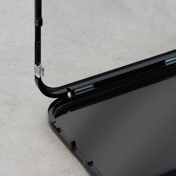 Θήκη για iPhone 13 Pro Max, Dual Glass, για Magsafe, μαύρο