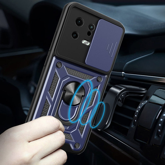 Θήκη για Xiaomi 13, CamShield Slide, μπλε