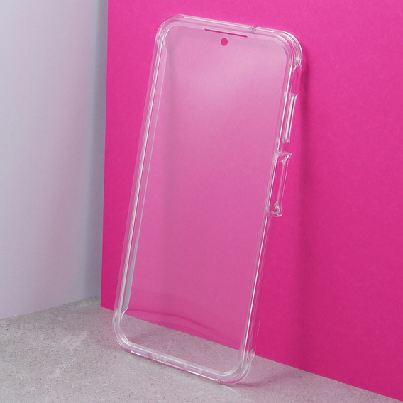 Θήκη για Samsung Galaxy A14 4G/5G, Suritch Full Body Marble, μωβ