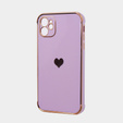 Θήκη για Apple iPhone 11, Electro heart, μωβ