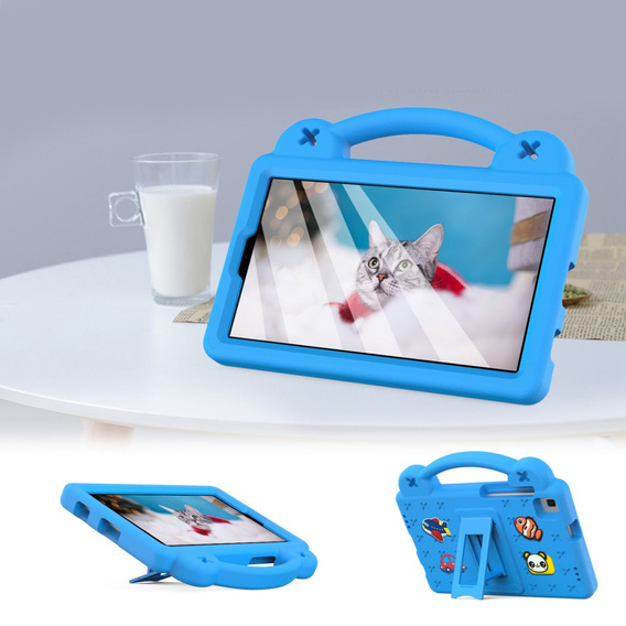 Παιδική θήκη για Samsung Galaxy Tab A7 Lite 8.7 T220/T225, Cute Patterns, με βάση, μπλε