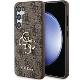 GUESS Θήκη για Samsung Galaxy A55, 4G Big Metal Logo, καφέ