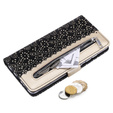θήκη πτερύγιο για Samsung Galaxy A51 5G, Wallet Pocket Zipper Lace, μαύρη