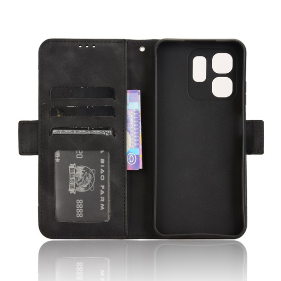 Θήκη με πτερύγιο για Infinix Hot 50i 4G, Card Slot, μαύρη