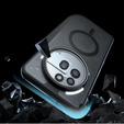 Θήκη για Nothing Phone 3A Pro, για MagSafe, ERBORD Μatt Case, μαύρη