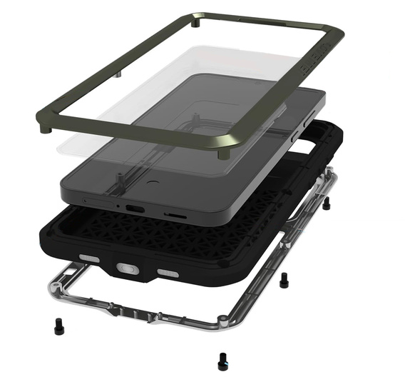 Θήκη με γυαλί ανθεκτικό σε κρούσεις για Samsung Galaxy S25 FE